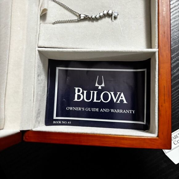 Bulova Crystal Accented Watch and Pendant Set, Swarovski Crystals - Picture 12 of 16